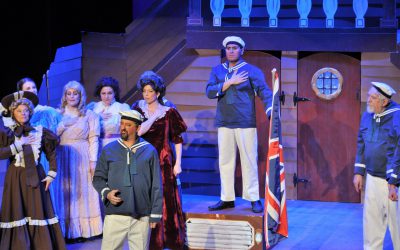 Playing “The Boatswain” in HMS Pinafore